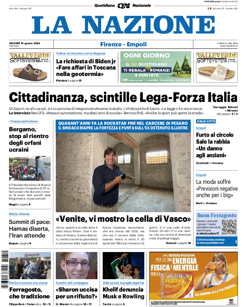 Prima-pagina-la nazione-edizione-di-oggi-20240815